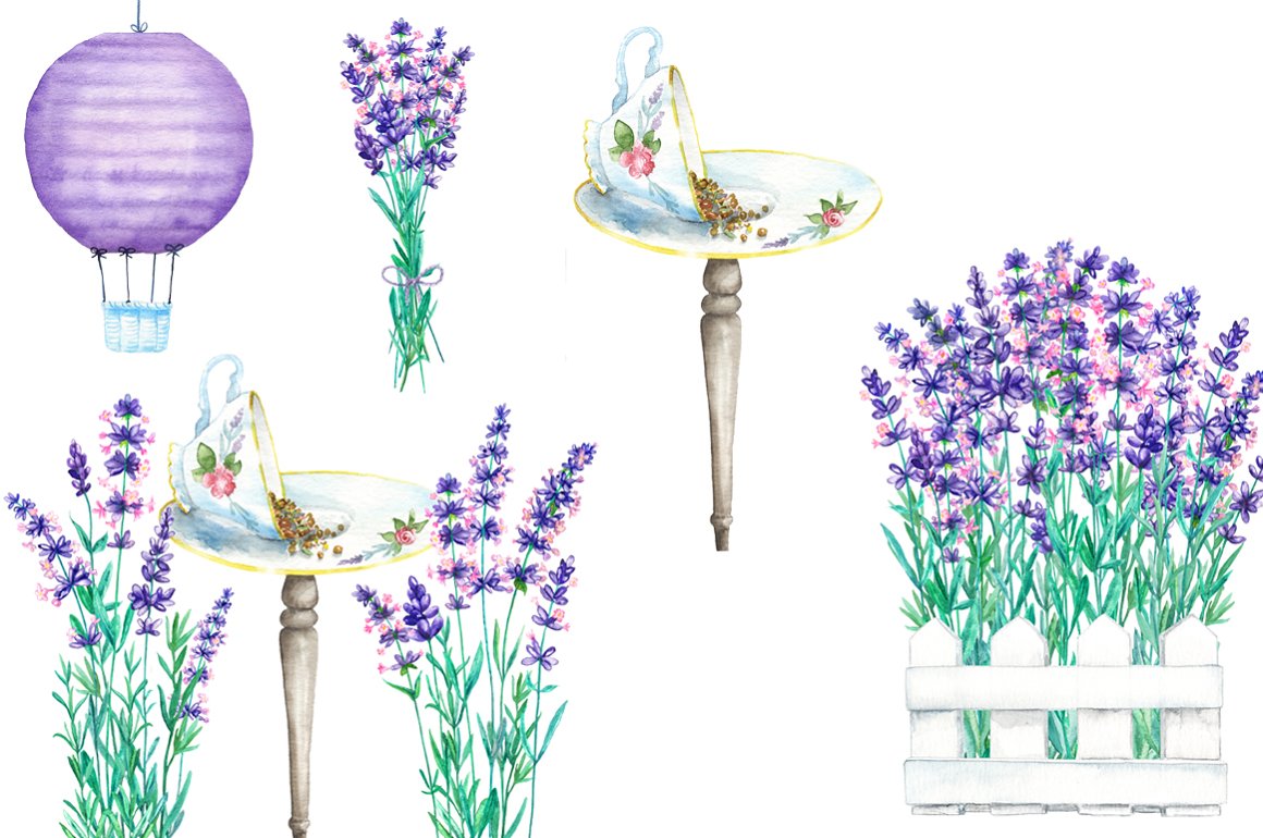 Which style is based on lavender blossom.