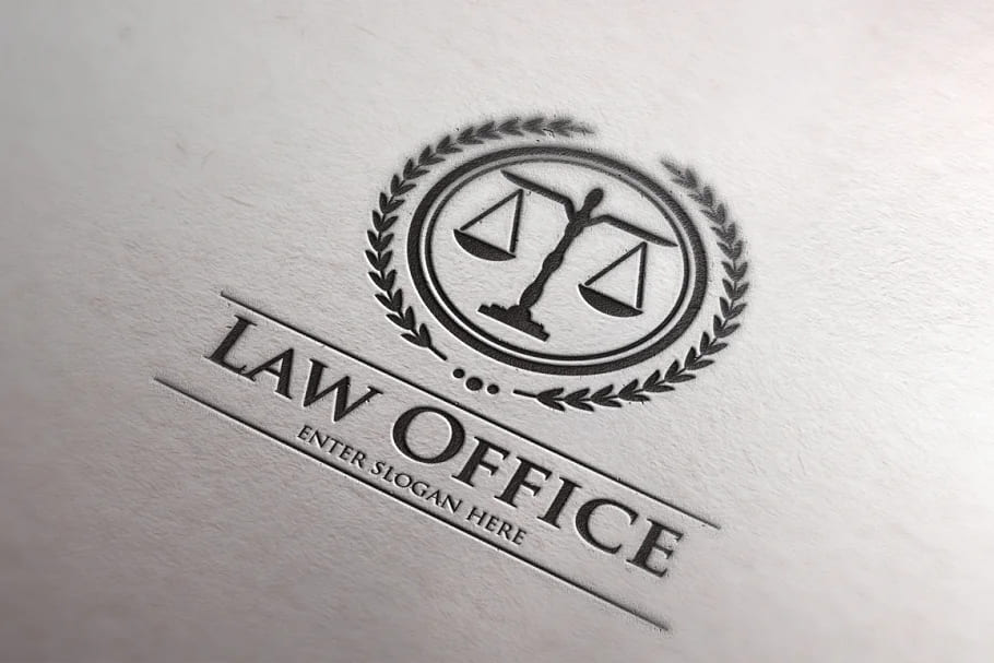law office logotype design.