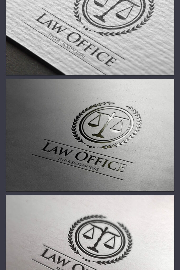 Law Office Logo Design Template – MasterBundles