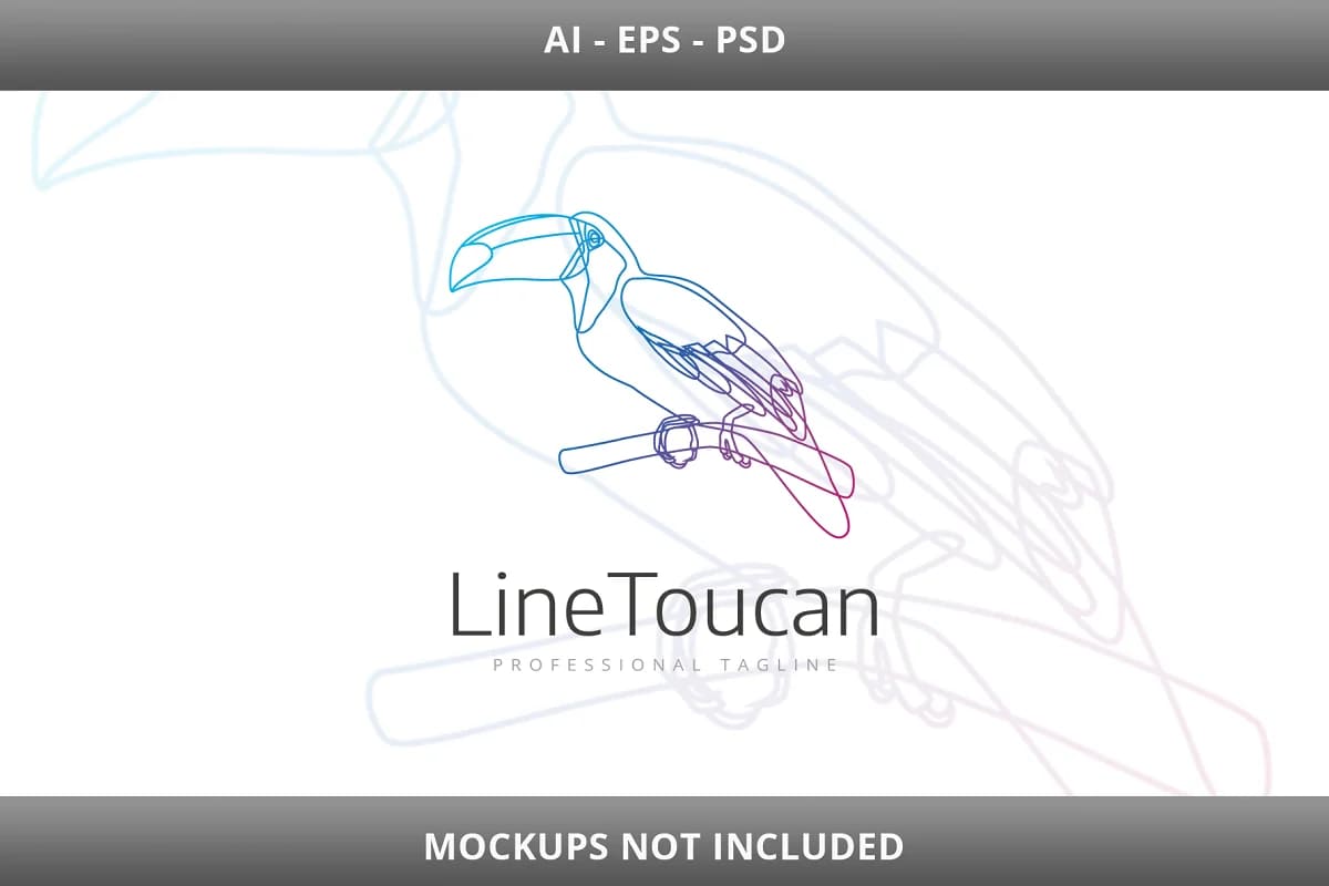 Line Toucan Logo facebook image.