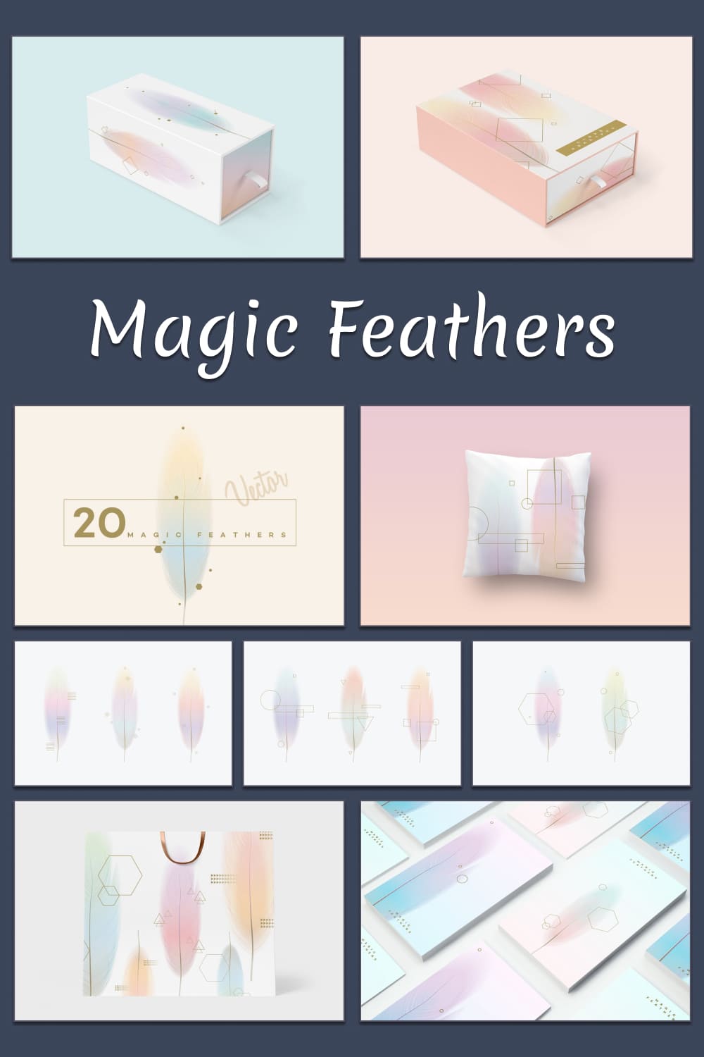 magic feathers graphics.