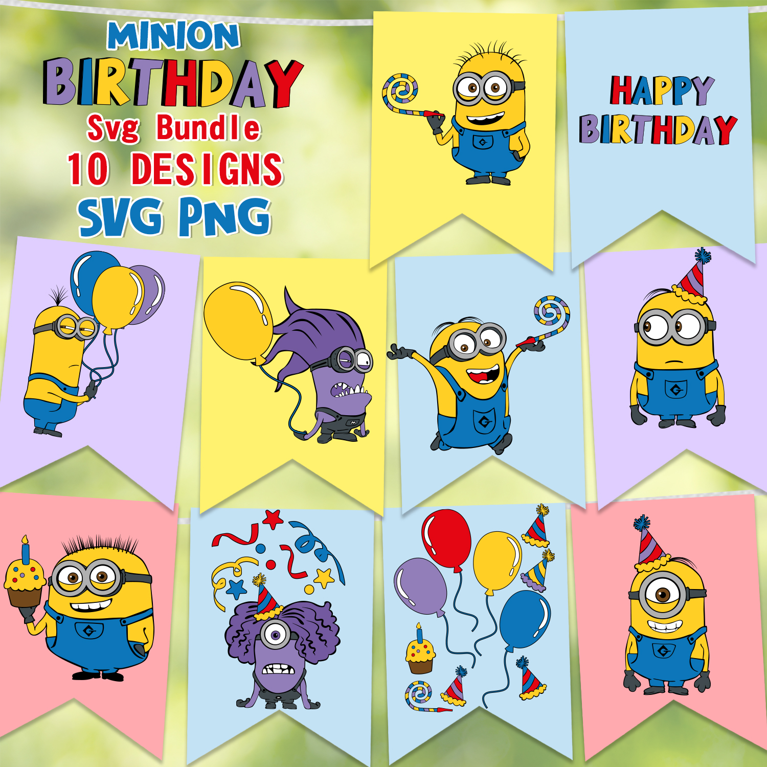 Unique prints on a unique theme minion birthday.