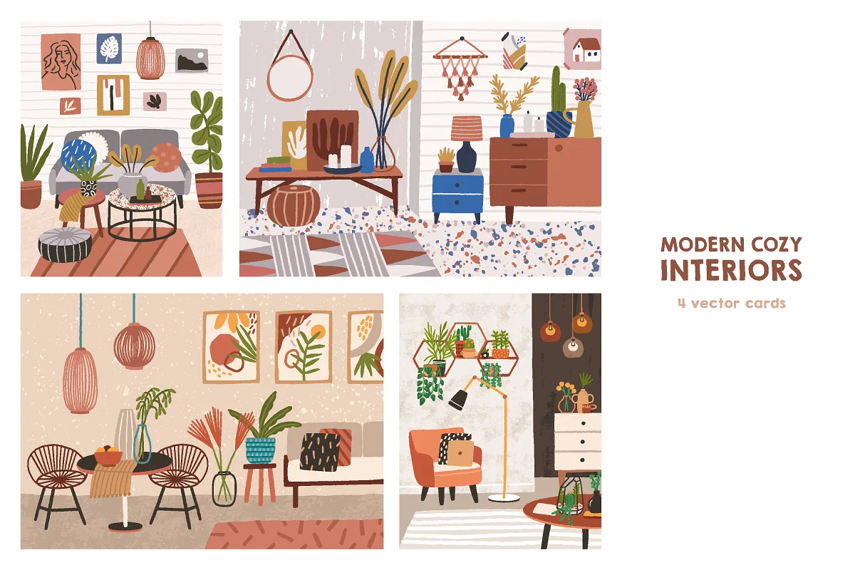 Modern Cozy Interiors facebook image.