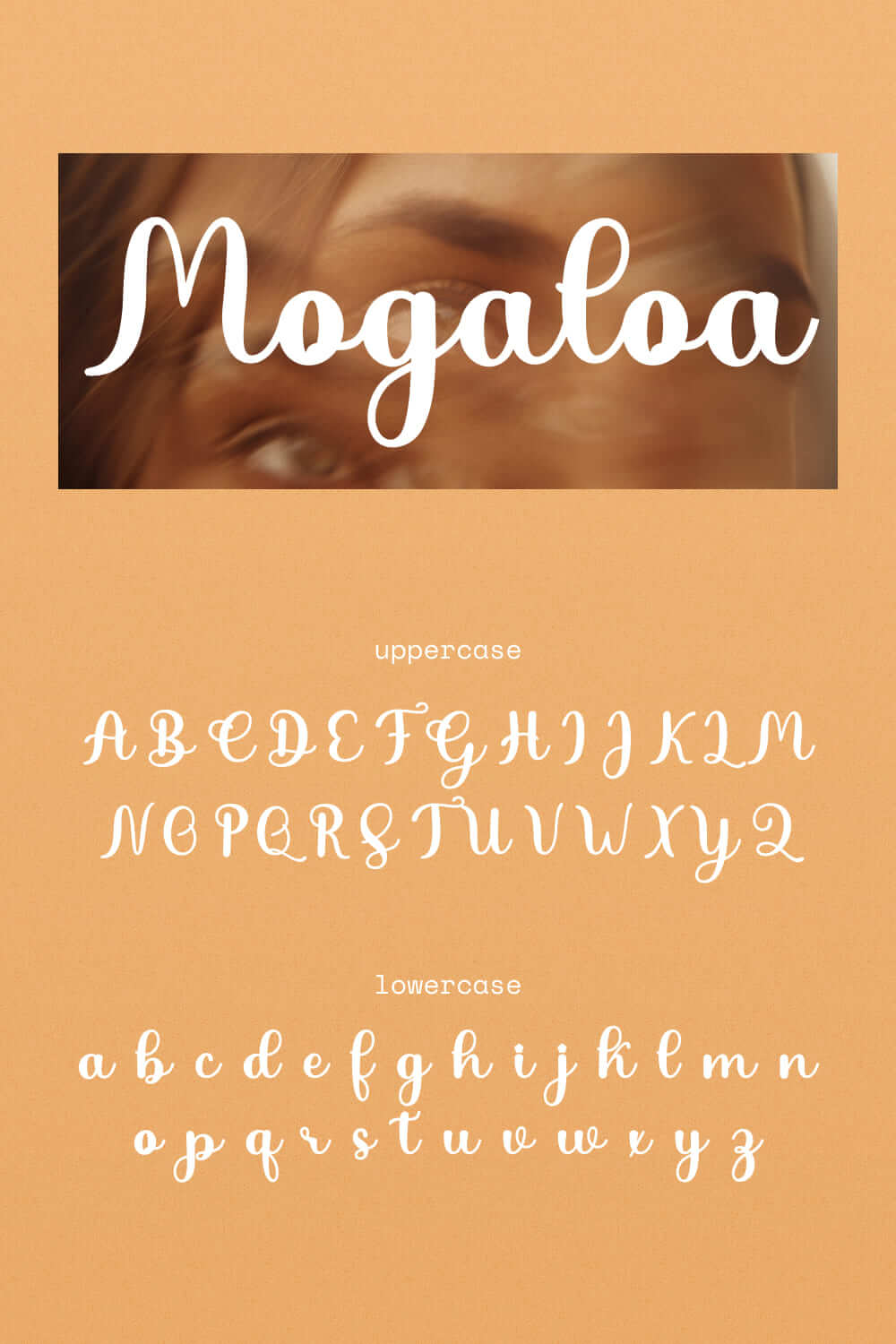mogaloa beautiful modern calligraphy font.