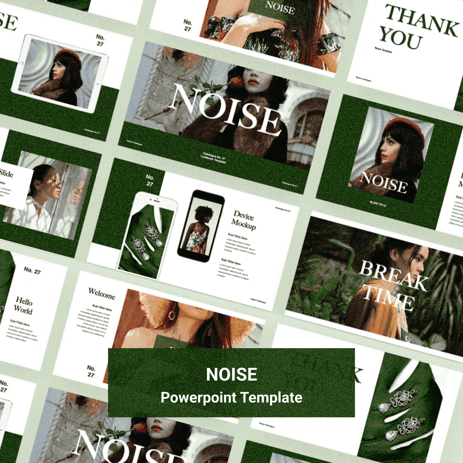 NOISE - Powerpoin Template Preview.