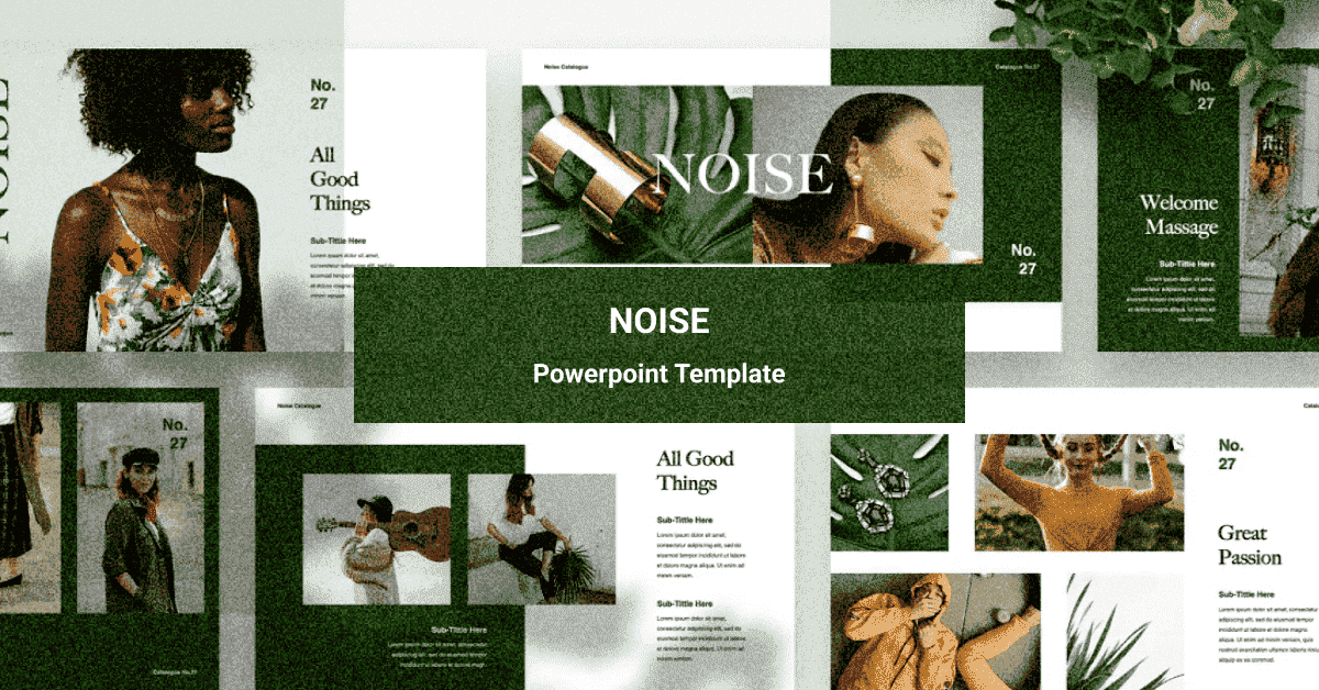 NOISE - Powerpoin Template - "Welcome Message".