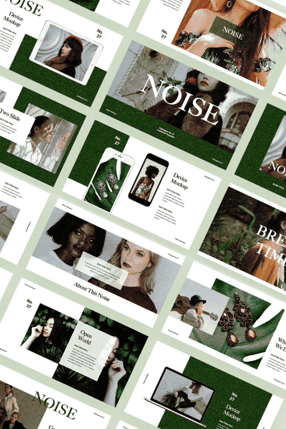 NOISE - Powerpoin Template - "Device Mockup".