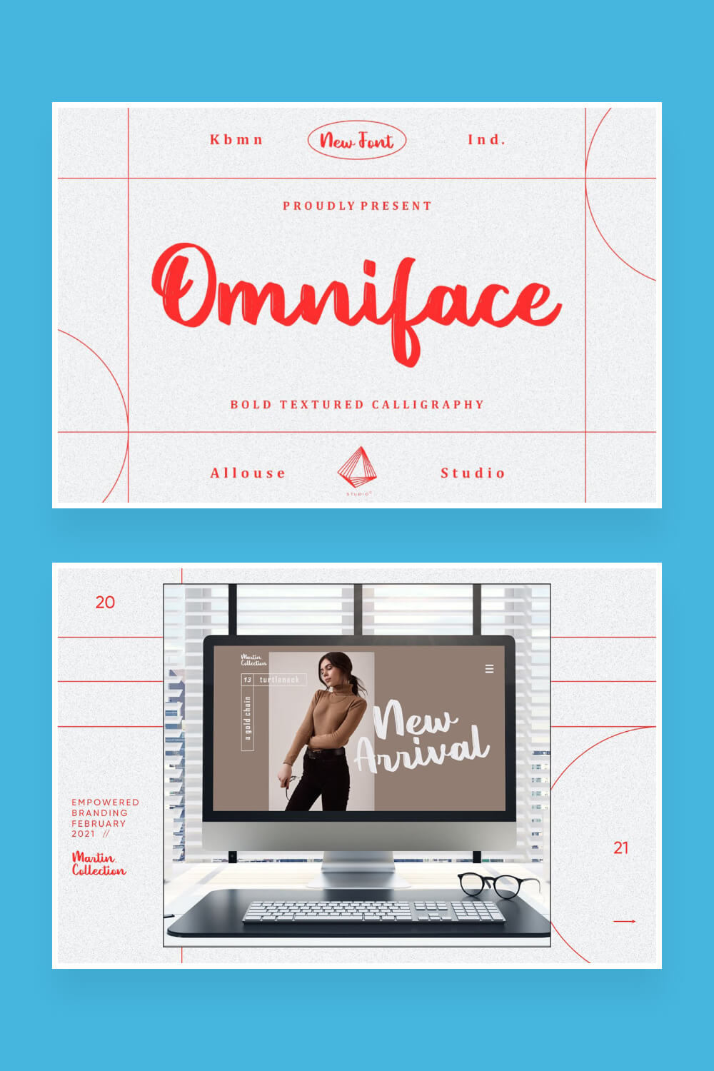 omniface bold textured calligraphy font pinterest image.