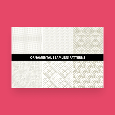 ornamental seamless patterns cover image