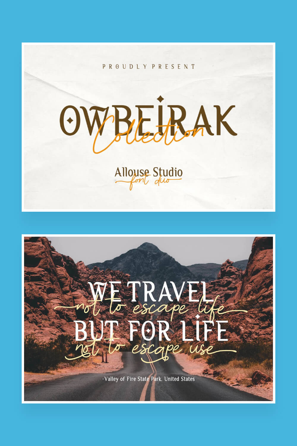 owbeirak duo serif and script collection font pinterest image.