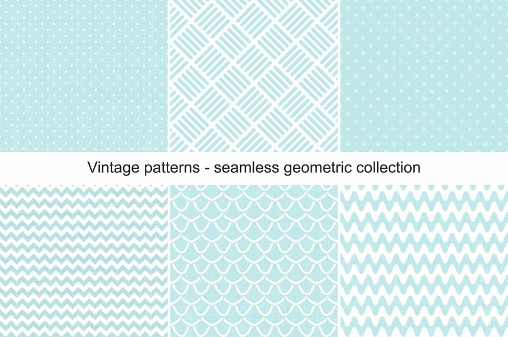 Geometric Vintage Seamless Patterns – MasterBundles