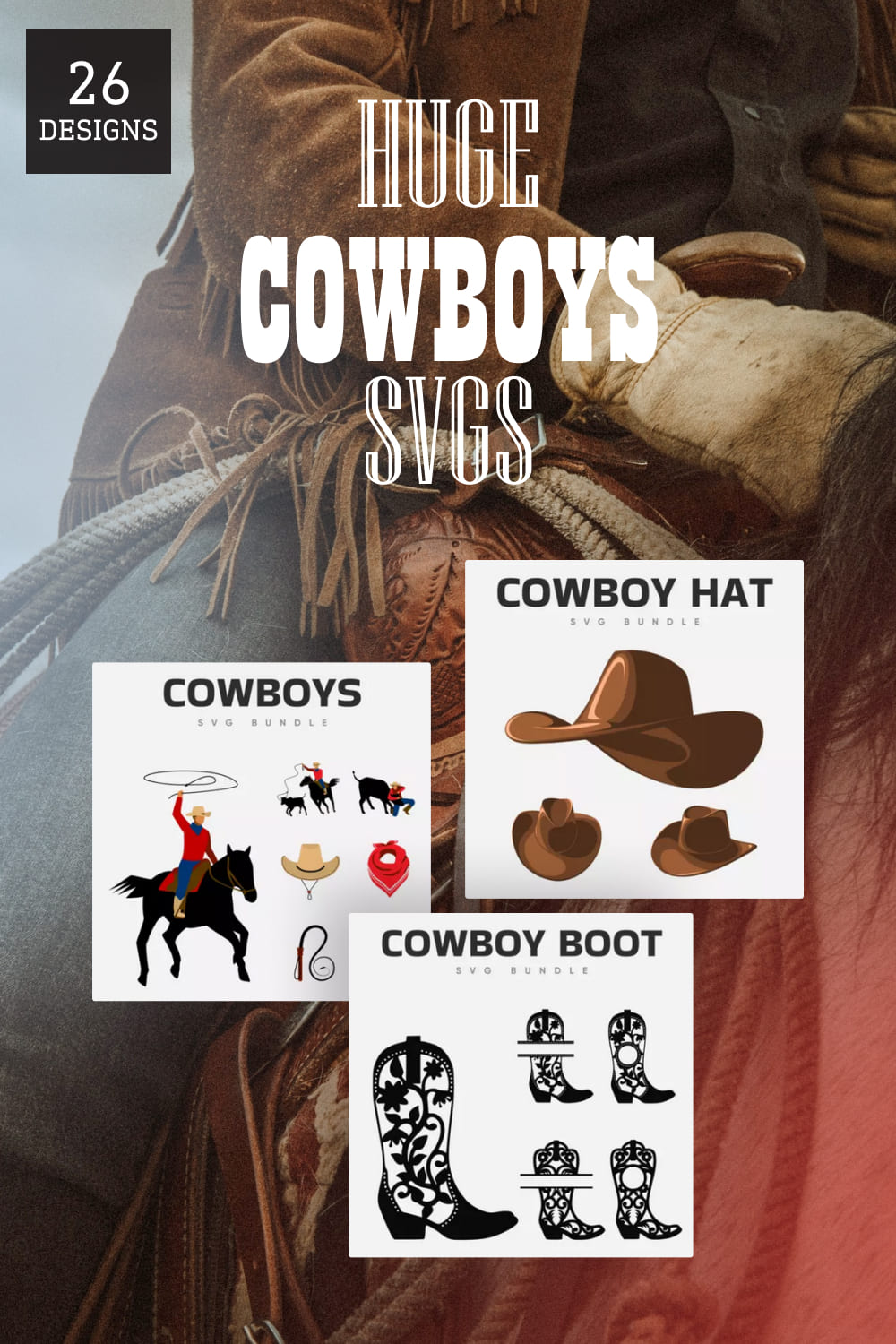 Pinterest Huge Cowboys SVG.