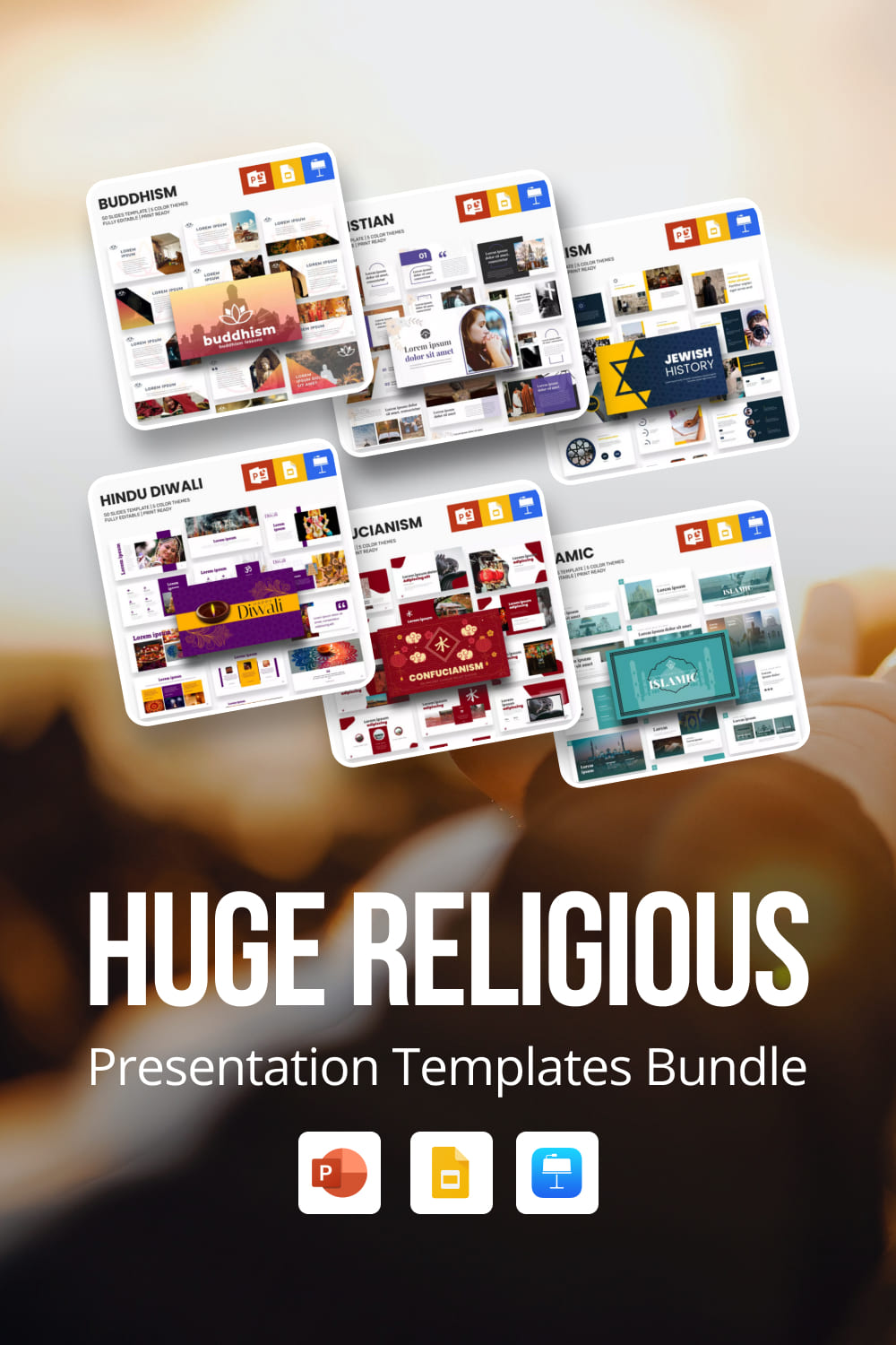 Pinterest Huge Religious Presentation Templates Bundle.