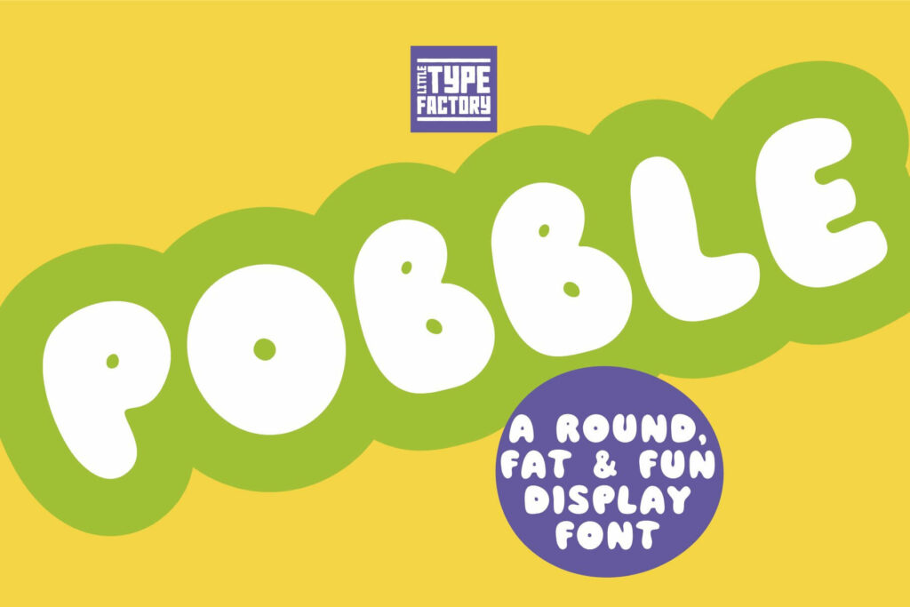 Pobble Fun Fat Cartoon Comic Font – MasterBundles