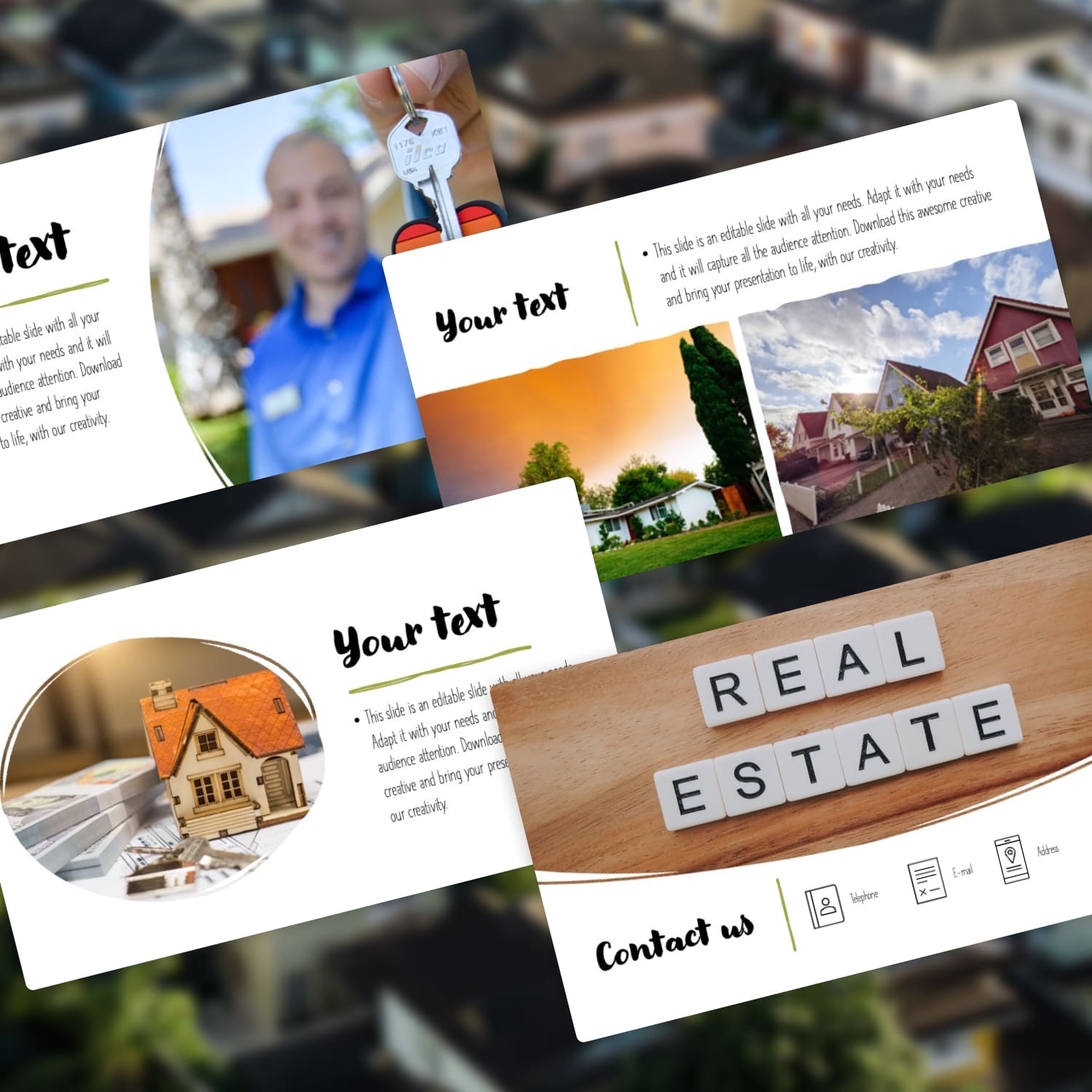 1500 2 Powerpoint Real Estate Templates Free.