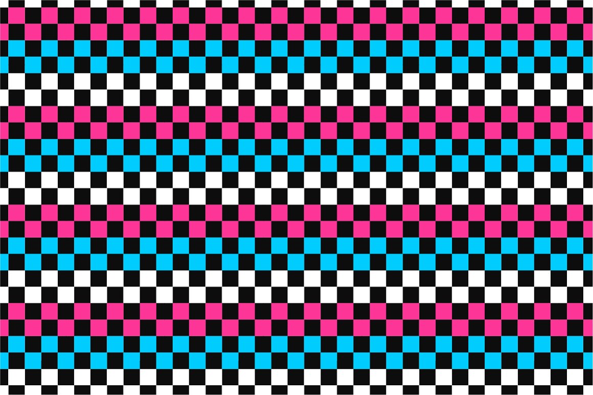 Set of color seamless patterns