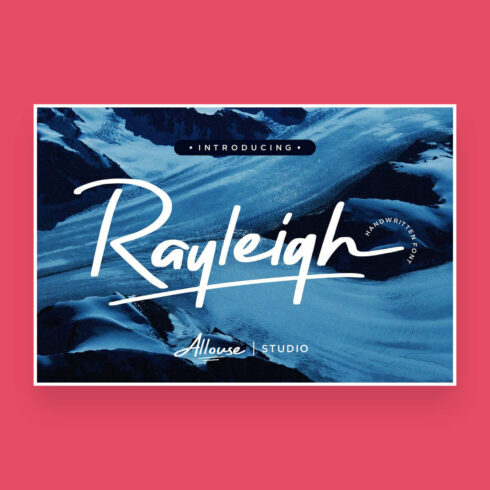 rayleigh amazing handwritten font cover image.