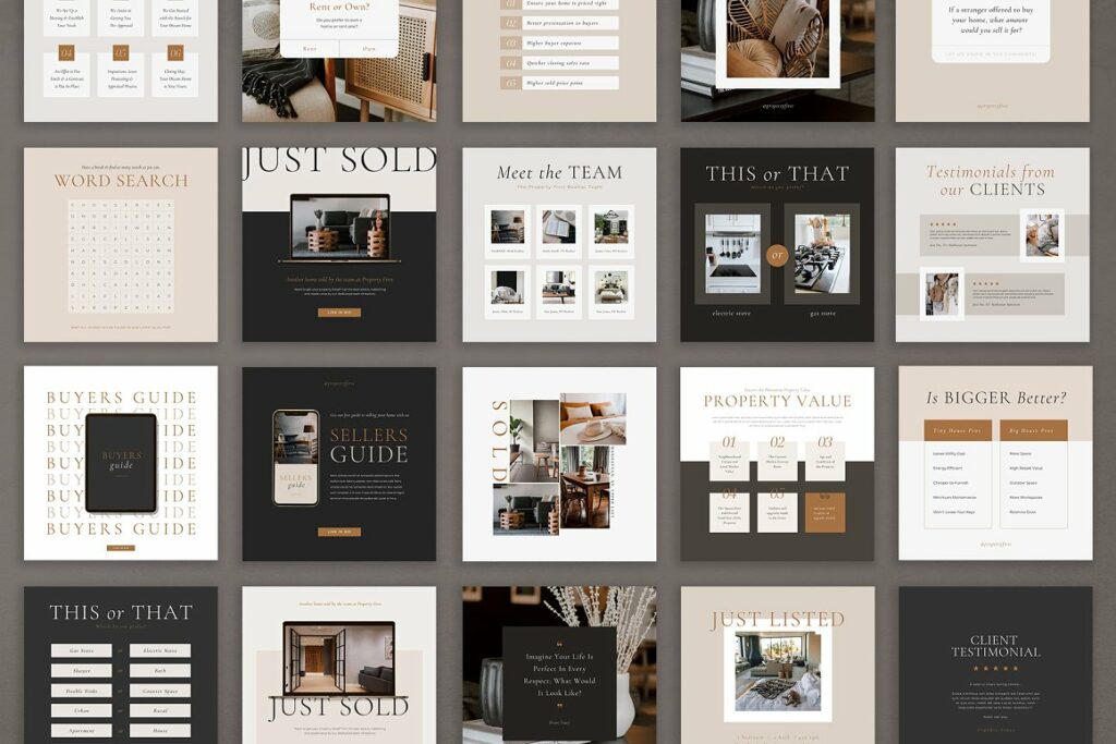 Real Estate Bundle Canva, PSD – MasterBundles