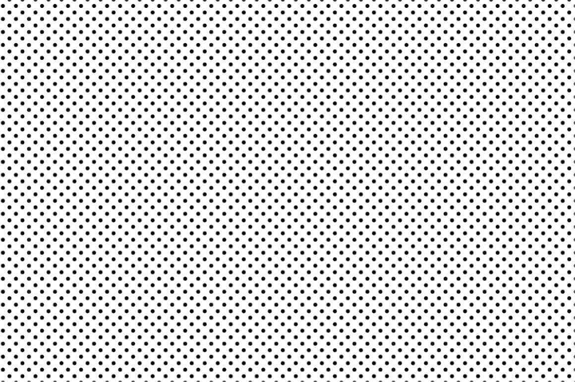 Pattern from many black dots.