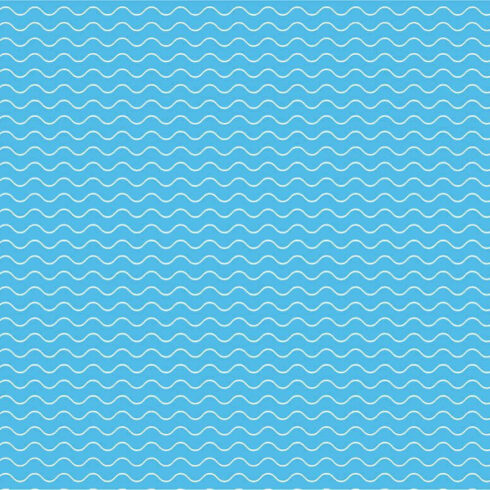 Image of white wavy lines on a blue background.