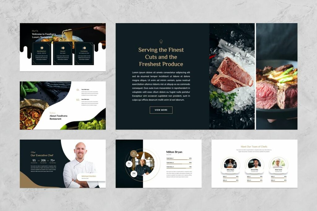 Food & Beverages Google Template – Masterbundles