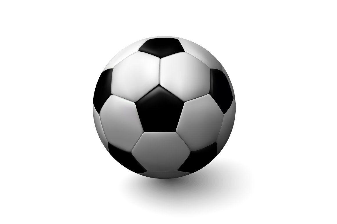 Soccer ball illustration.