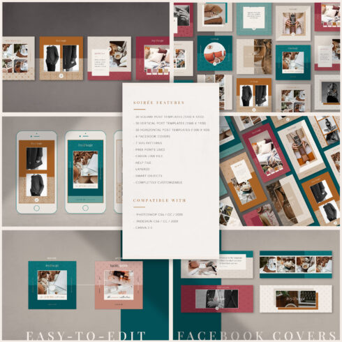 Soiree Social Media Pack – MasterBundles