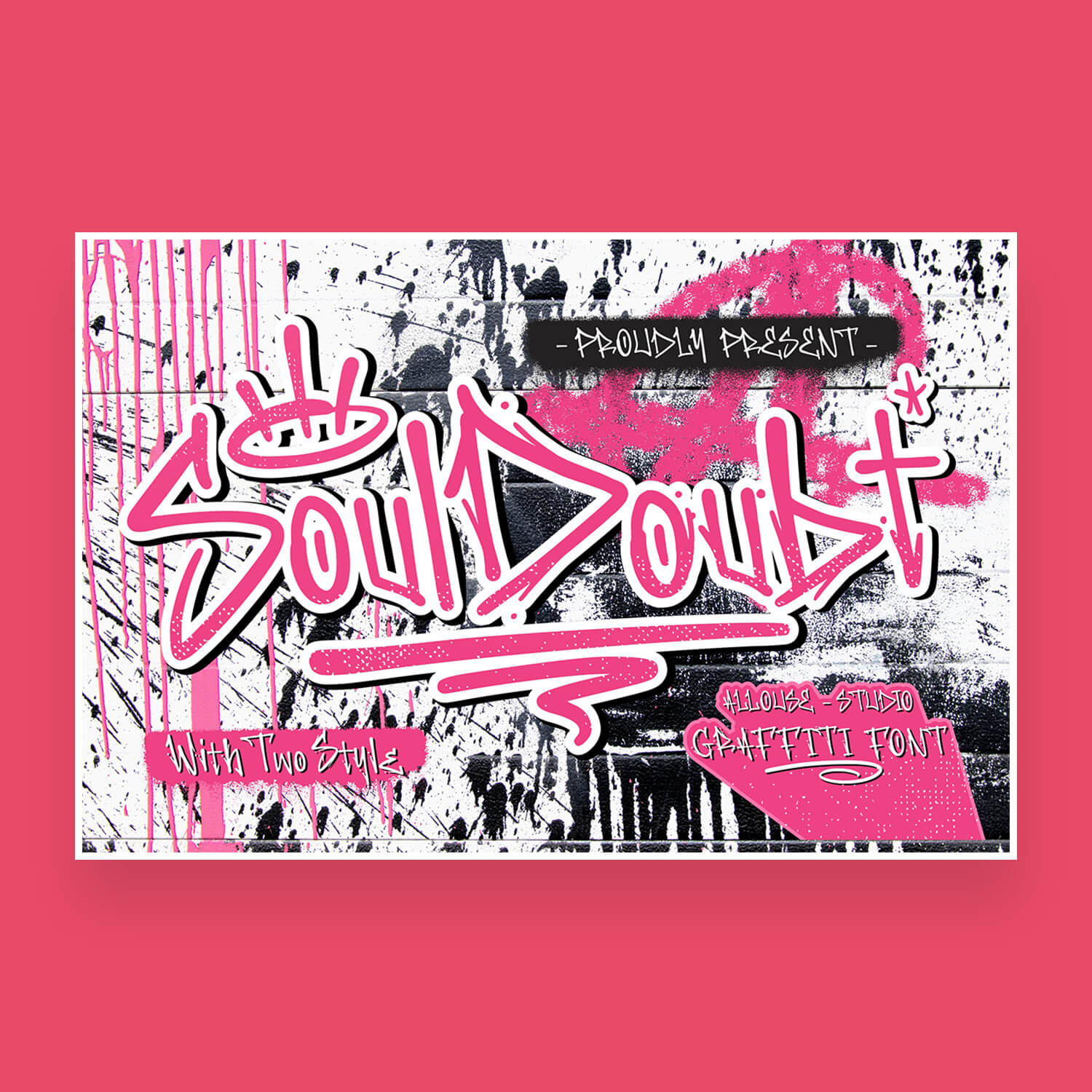 soul doubt two styles graffiti font cover image.