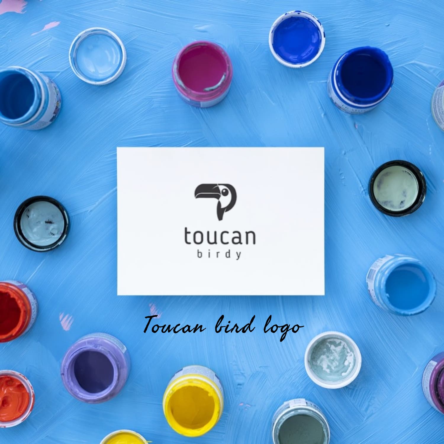 toucan bird logo template.