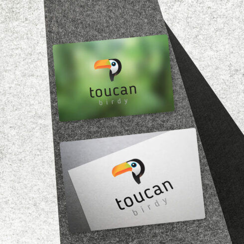 Toucan Bird Logo Template cover image.