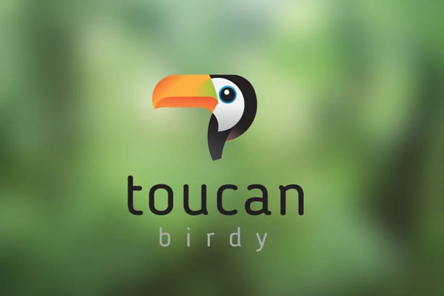 Toucan Bird Logo Template facebook image.