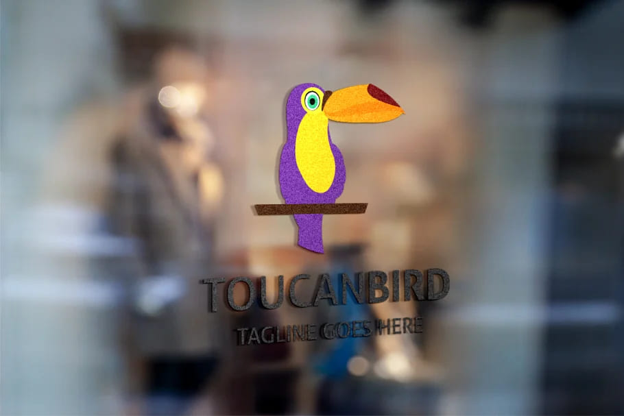 toucan bird logo design.