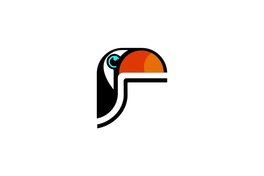 Toucan Logo Template Design facebook image.