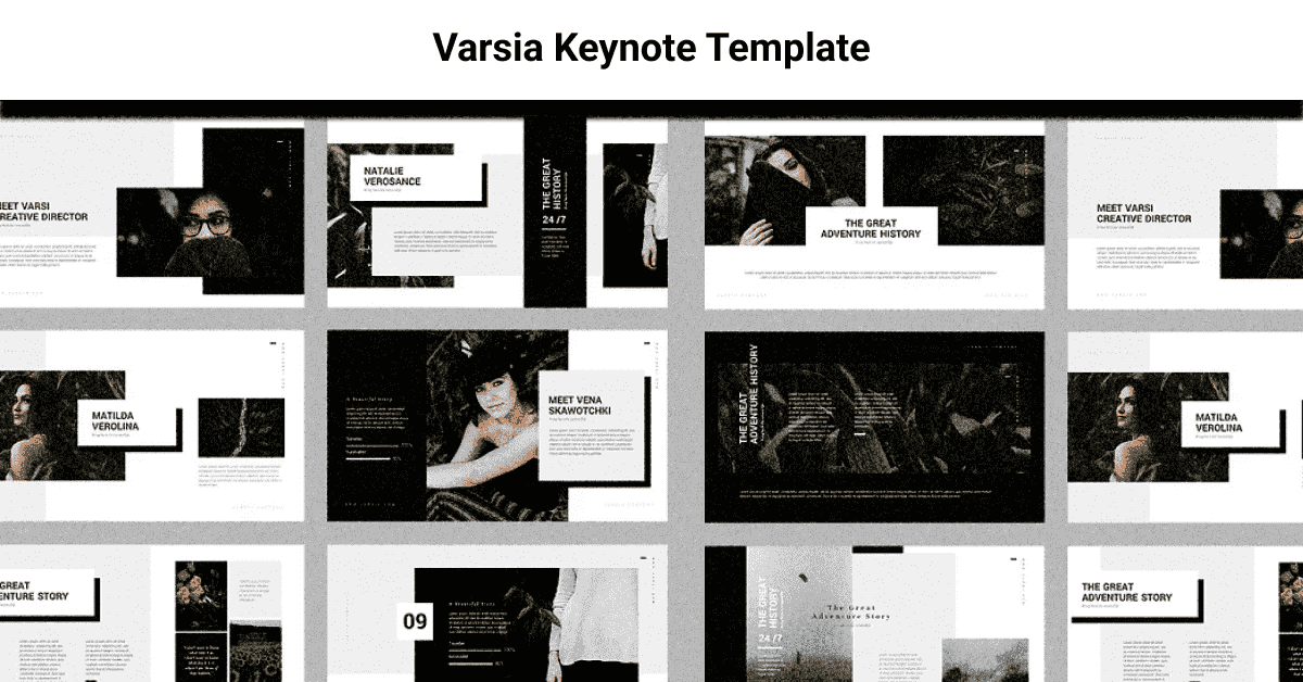 Varsia - Keynote Template - "The Great Adventure History".
