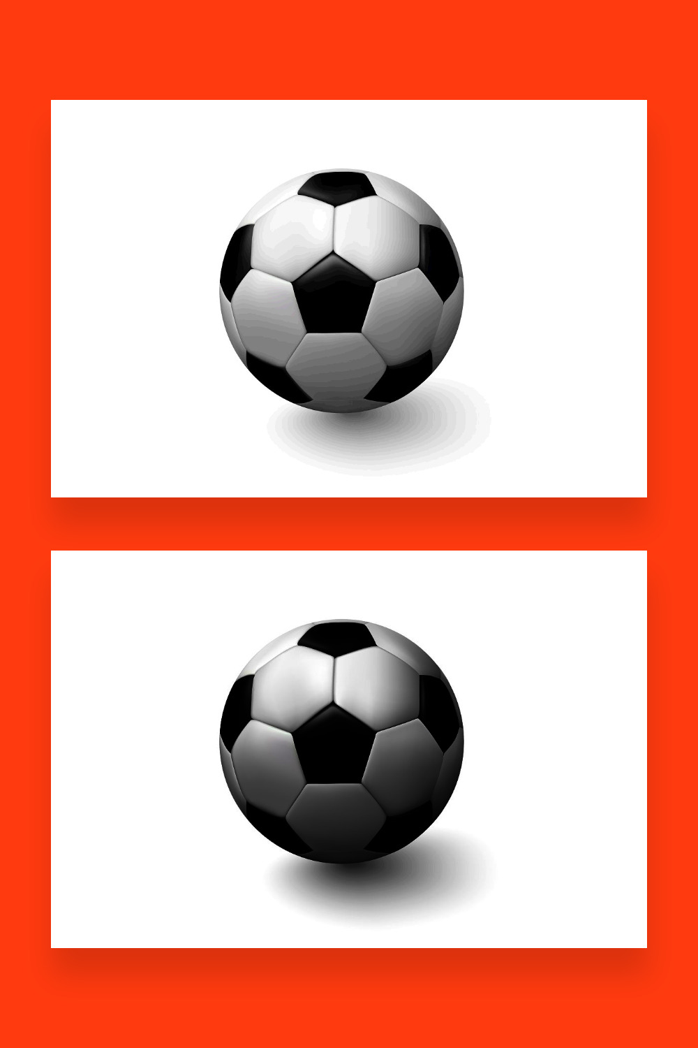 Vector realistic soccer ball pinterest.