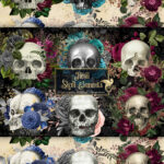 Floral Skull Graphic Elements cover image.