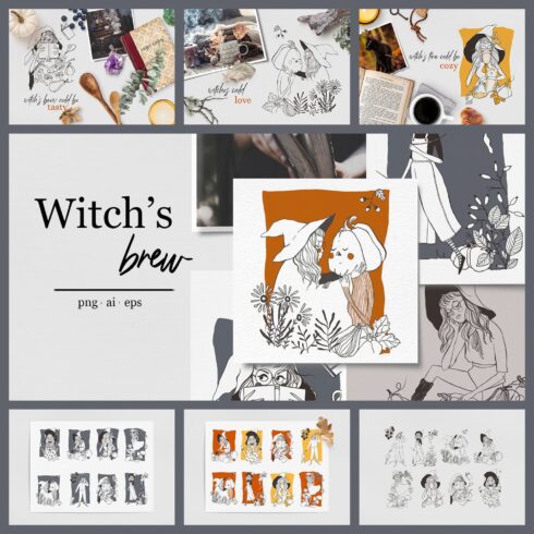 The Witches, Vector Illustrations cover image.
