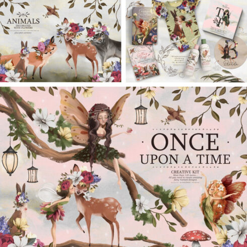 Once upon a time creative kit on image.