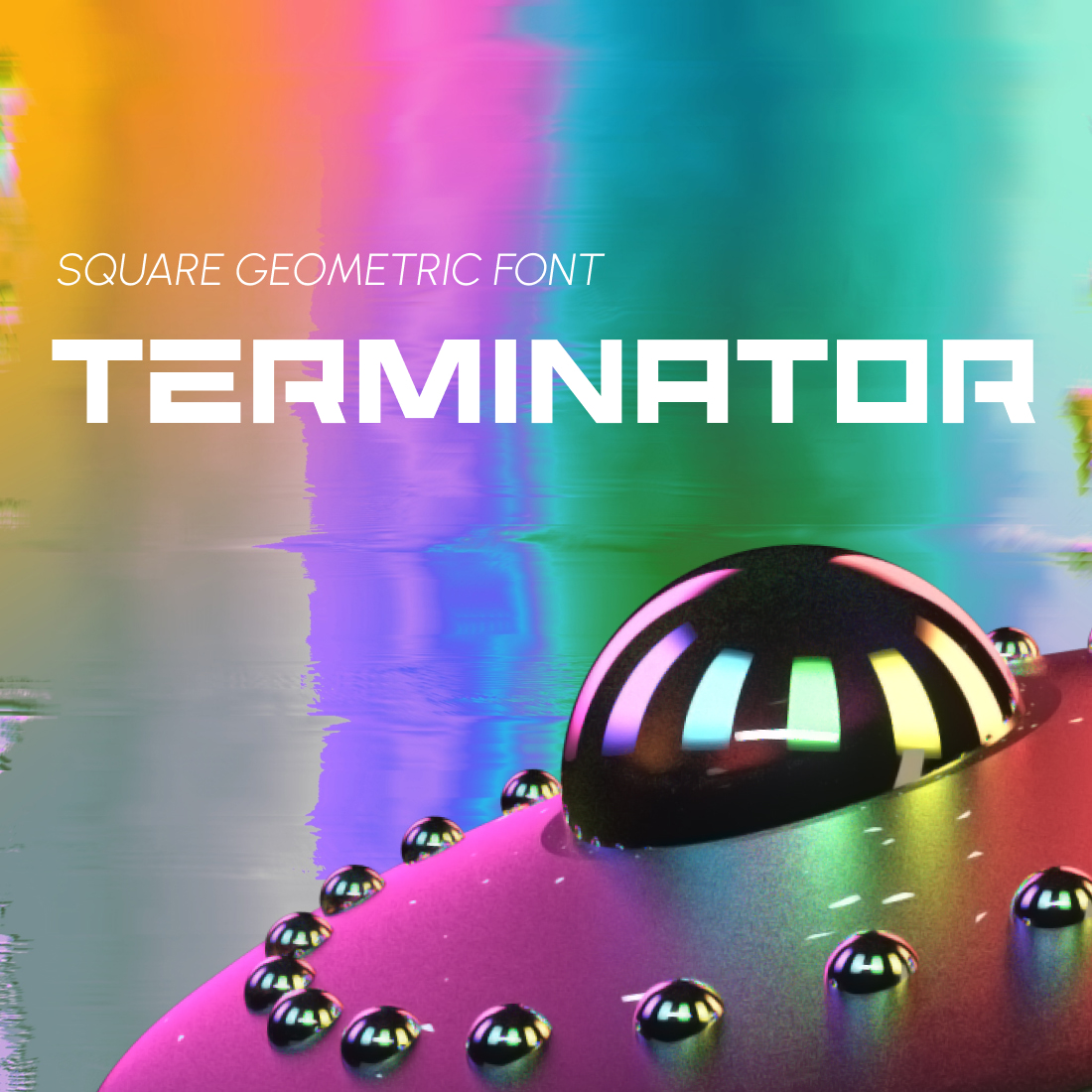 Terminator font title image.