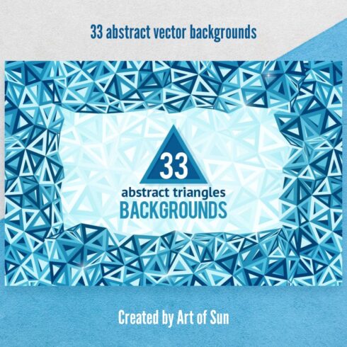 33 Abstract Vector Backgrounds cover image.