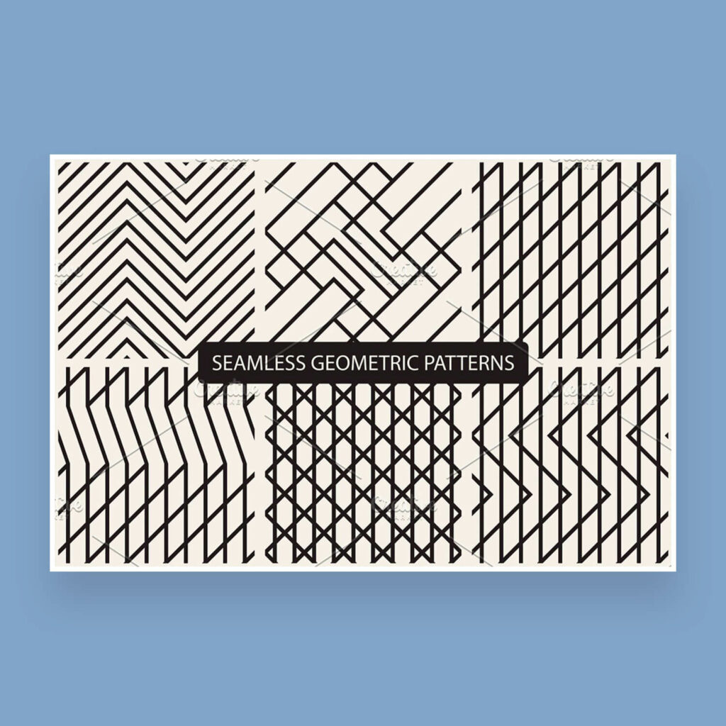 Geometric Seamless Patterns – MasterBundles