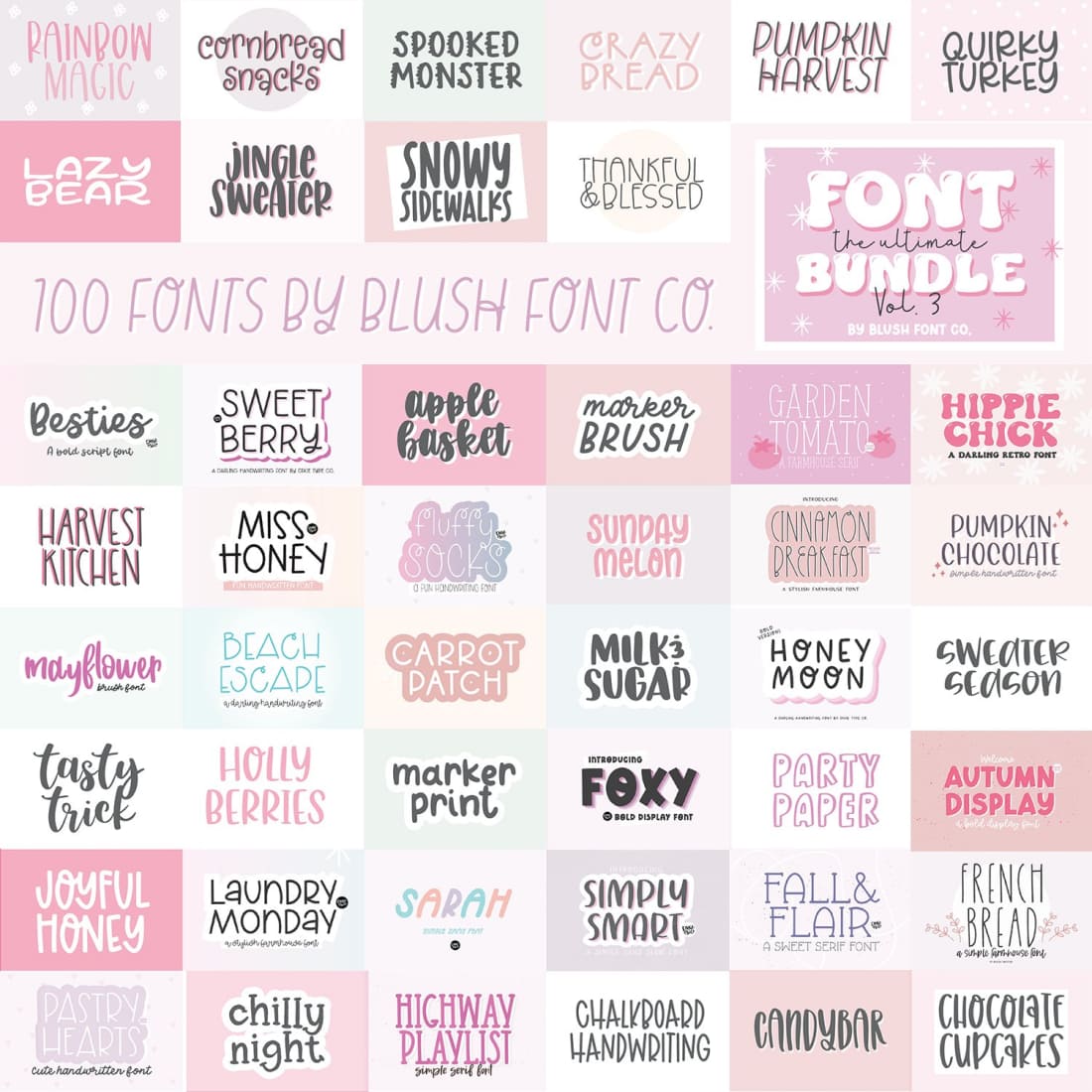 100 fonts the ultimate font bundle.