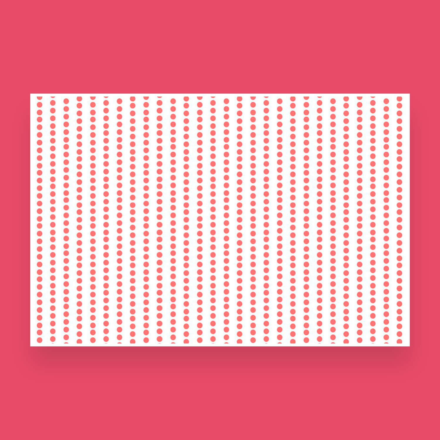 Dotted seamless pattern in the form of pink fat dots.