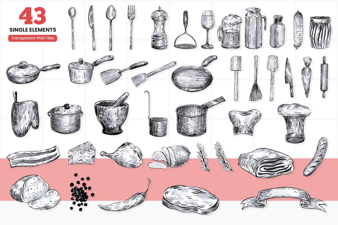 Various kitchen items.