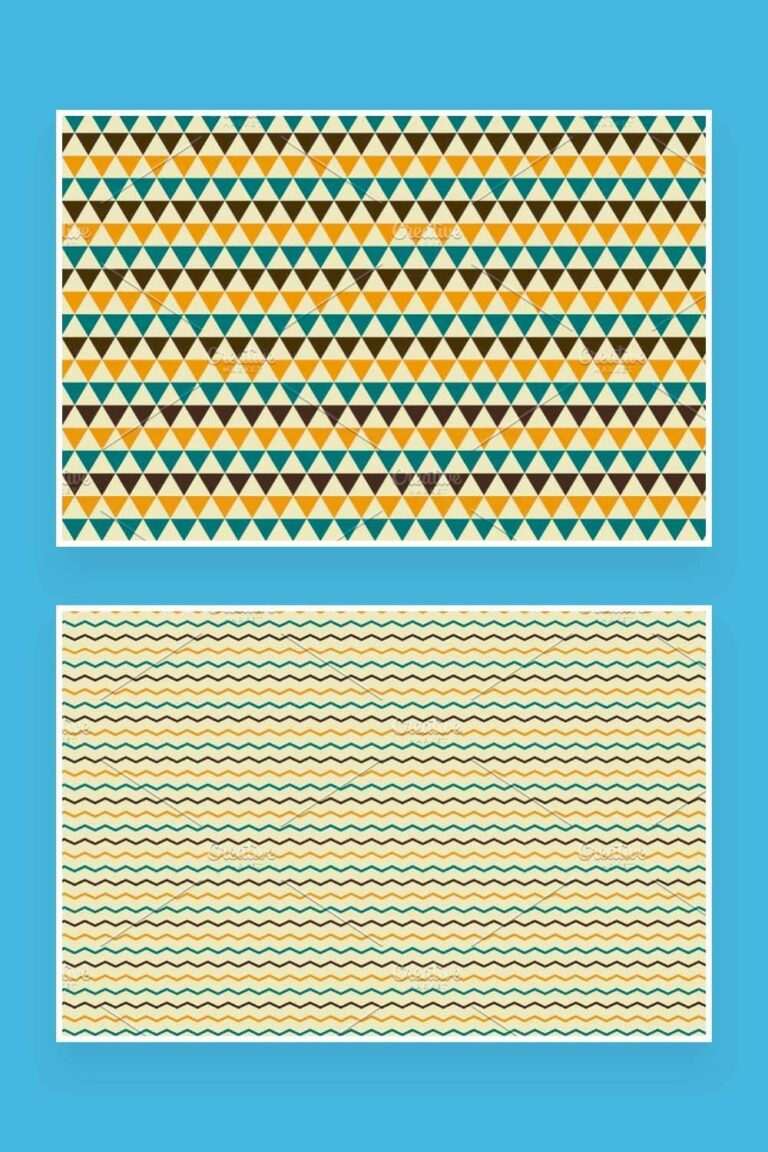 Set Of Retro Seamless Patterns – MasterBundles