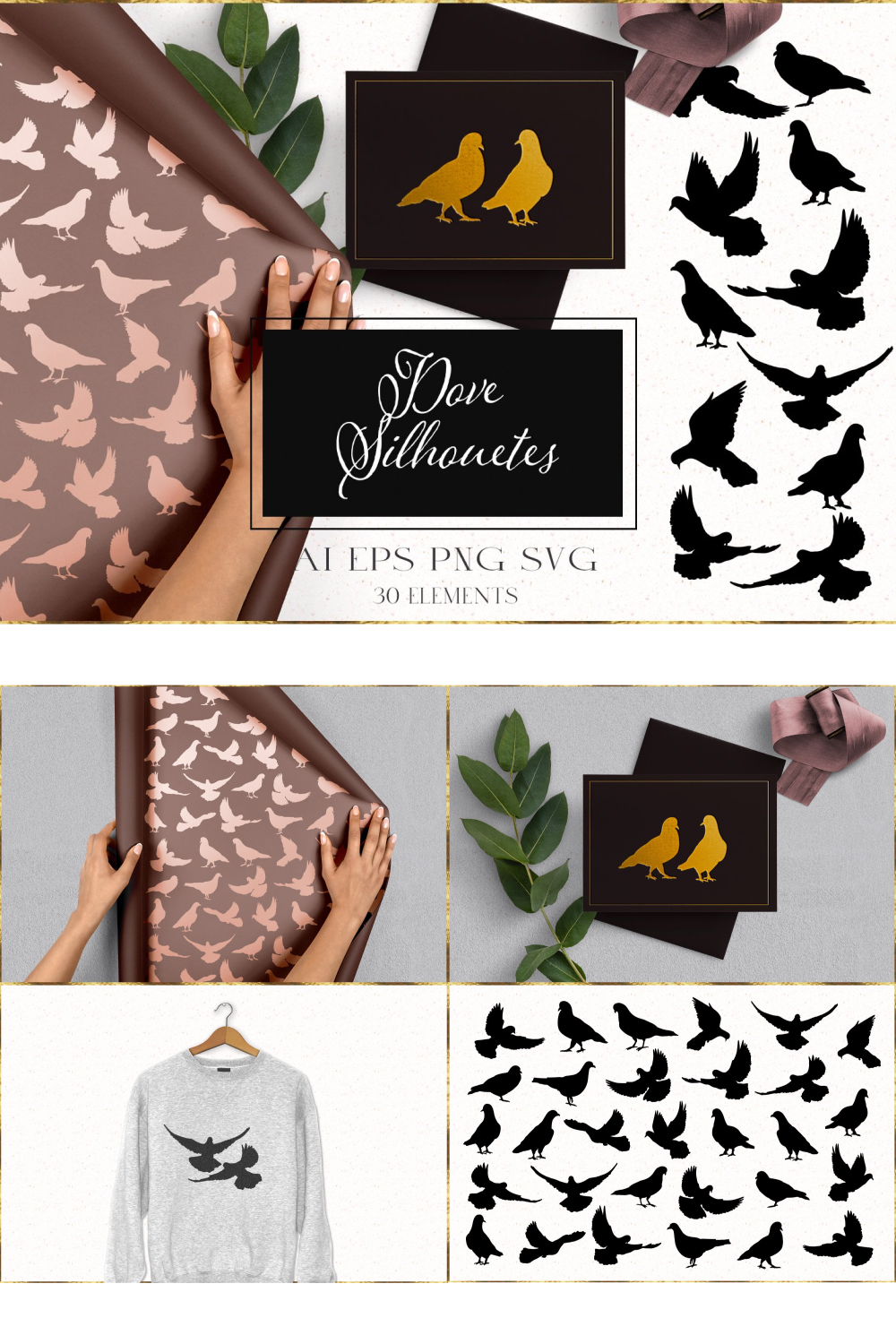 Dove silhouettes of pinterest.