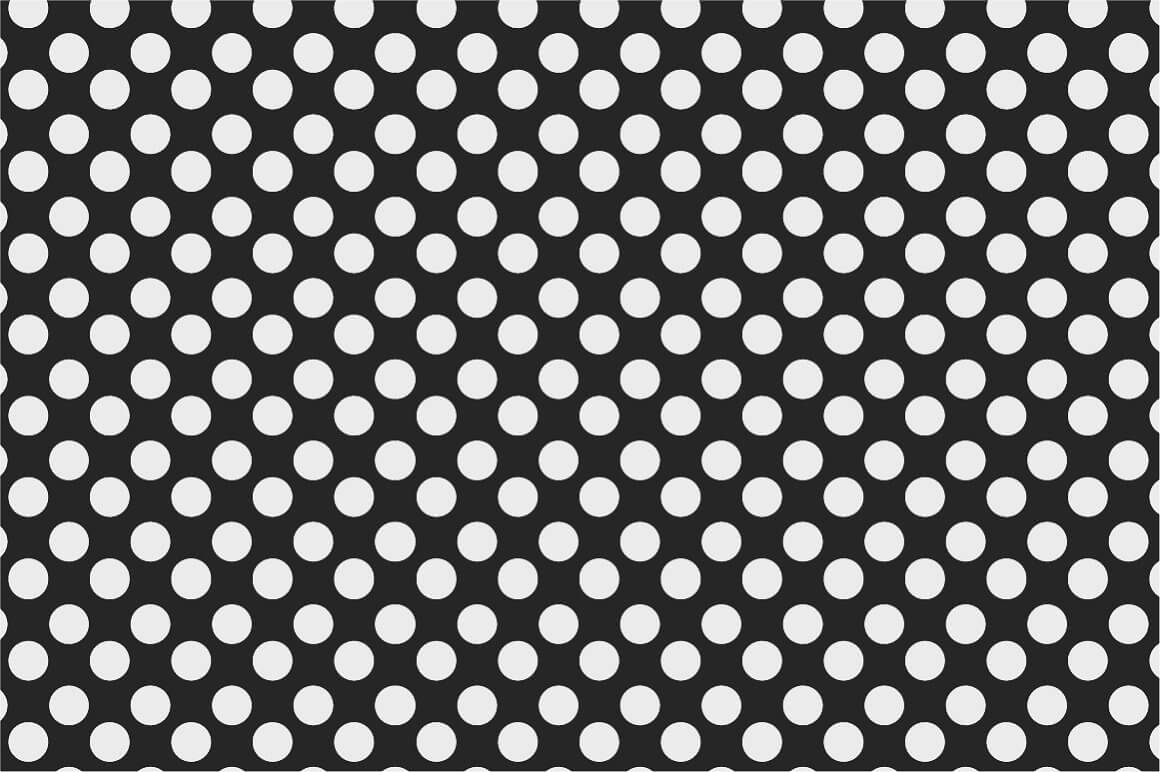 Seamless patterns large white circles.