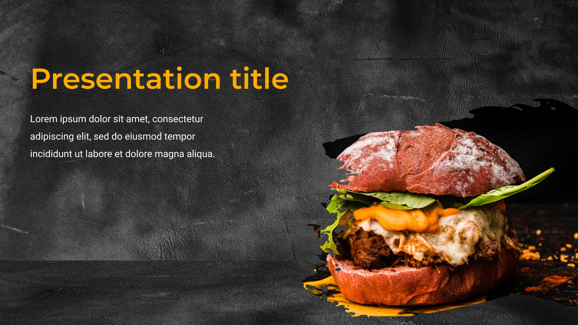 1 Free Fast Food Powerpoint Template.