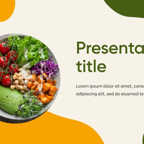 1 Free Food Powerpoint Template.