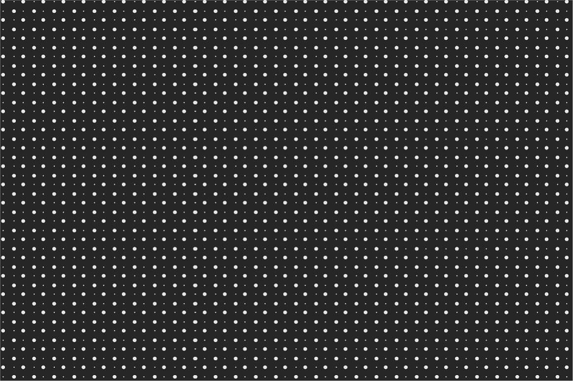 Seamless patterns bold and small white dots.